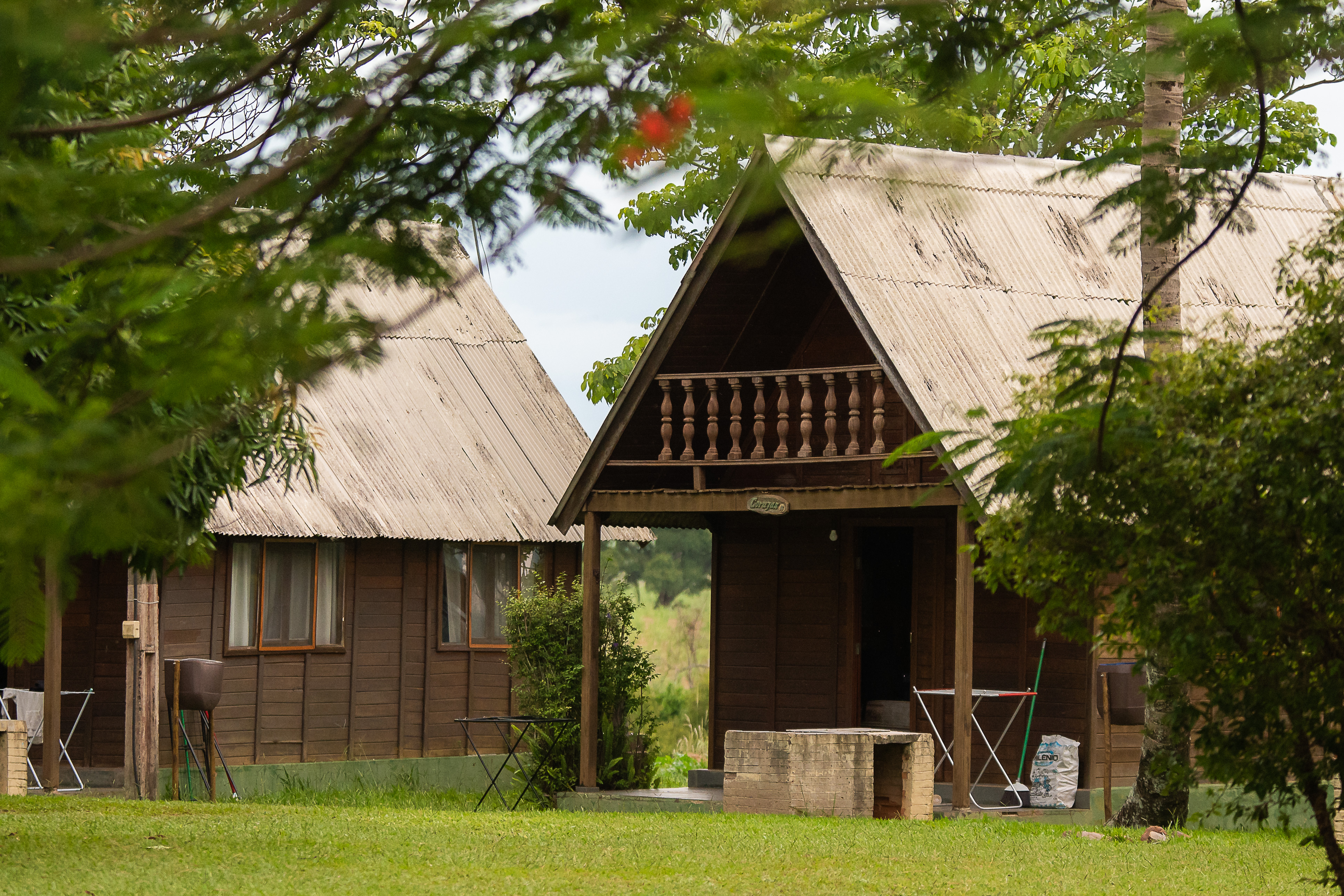 Foto do chalé da pousada